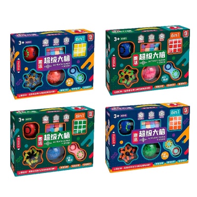 Набор классических головоломок 6 штук Junfa 460000024 в ассортименте